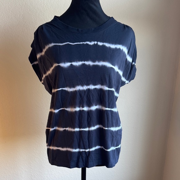 LOFT Tops - LOFT Black and White Striped Women's Tee